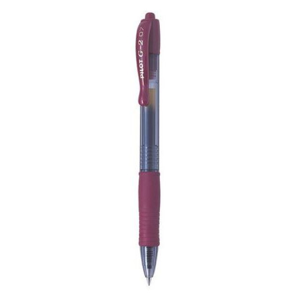 PILOT G2 Retractable Gel Ink Pen Fine 0.7mm Dark Red PILOT G2 Retractable Gel Ink Pen Fine 0.7mm Dark Red