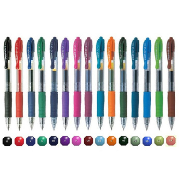 PILOT G2 Retractable Gel Ink Pen Fine 0.7mm - Wallet of 15 (11 + 4) PILOT G2 Retractable Gel Ink Pen Fine 0.7mm - Wallet of 15 (11 + 4)