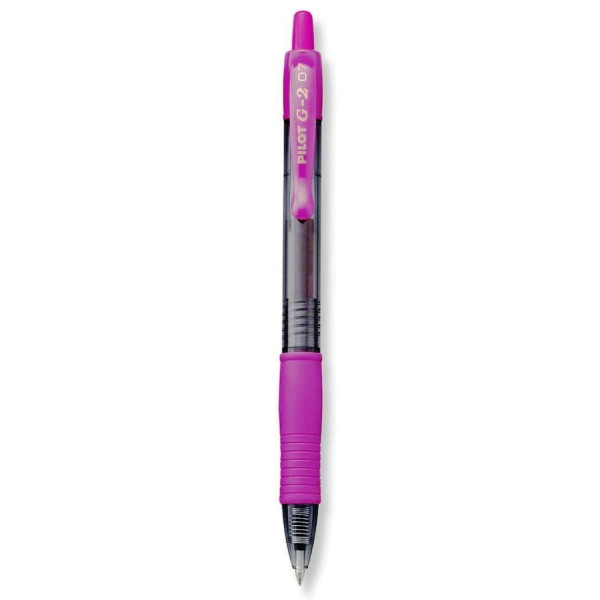 PILOT G2 Retractable Gel Ink Pen Fine 0.7mm Violet