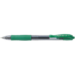 PILOT G2 Retractable Gel Ink Pen Fine 0.7mm Green