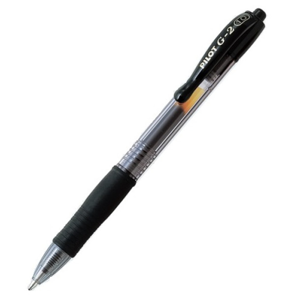 PILOT G2 Retractable Gel Ink Pen Broad 1.0mm Black