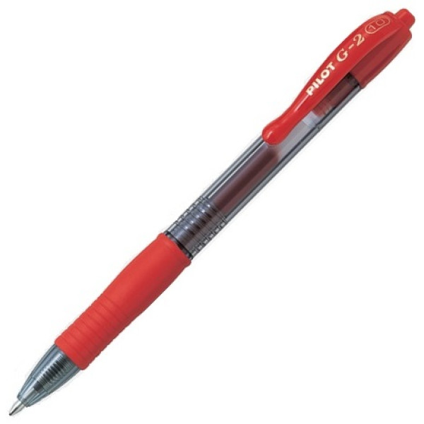 PILOT G2 Retractable Gel Ink Pen Broad 1.0mm Red PILOT G2 Retractable Gel Ink Pen Broad 1.0mm Red