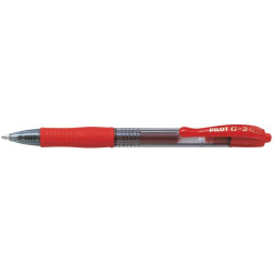 PILOT G2 Retractable Gel Ink Pen Broad 1.0mm Red