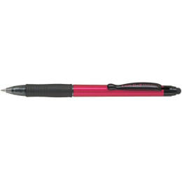 PILOT G2 Stylus Retractable Gel Rollerball Pen Red Barrel - Black ink