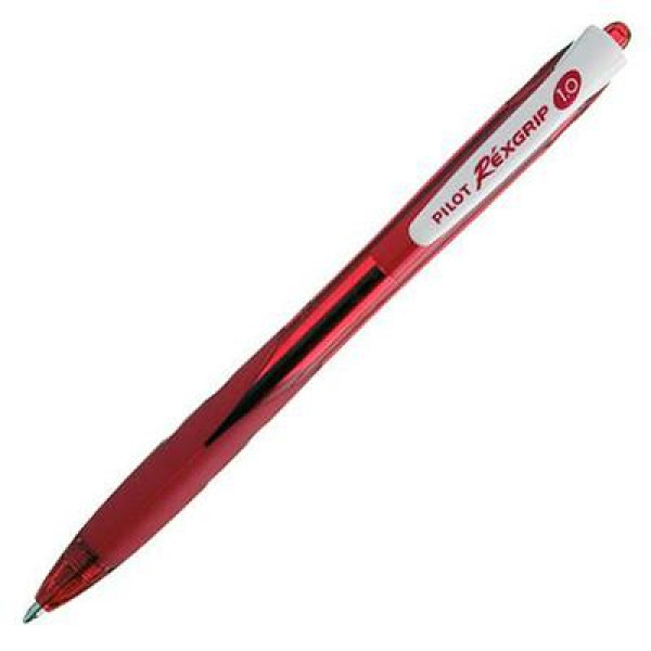 Pilot Rexgrip Medium Ballpoint Pen Red