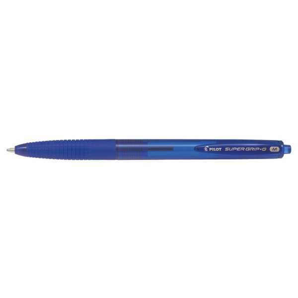 Pilot Super Grip G Retractable Medium Ballpoint Pen Blue