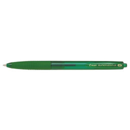 Pilot Super Grip G Retractable Medium Ballpoint Pen Green