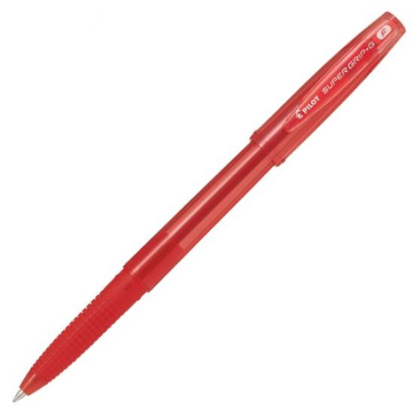 Pilot Super Grip G Fine Ballpoint Pen Red