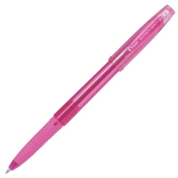 Pilot Super Grip G Fine Ballpoint Pen Pink
