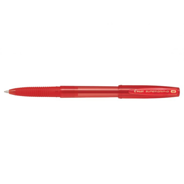 Pilot Super Grip G Medium Ballpoint Pen Red