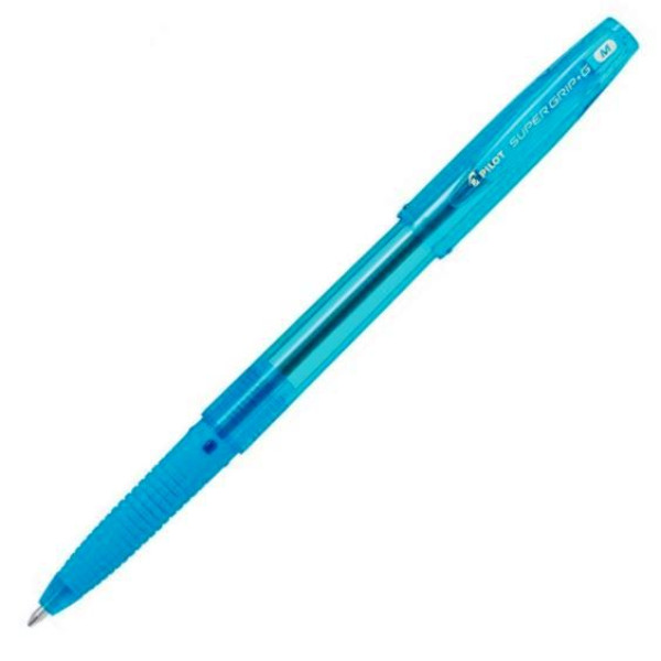 Pilot Super Grip G Medium Ballpoint Pen Light Blue Pilot Super Grip G Medium Ballpoint Pen Light Blue