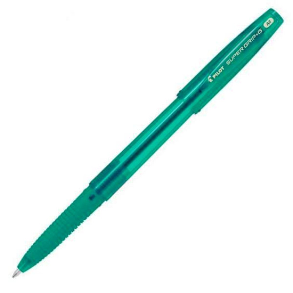 Pilot Super Grip G Medium Ballpoint Pen Peacock Green