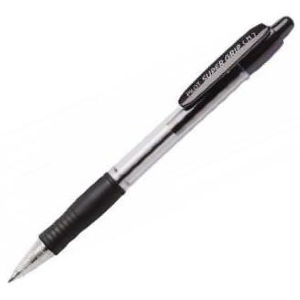 Pilot Super Grip Ballpoint Pen Medium Black Pilot Super Grip Ballpoint Pen Medium Black