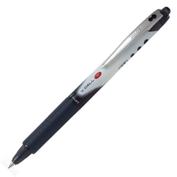 PILOT V-Ball 0.5mm Retractable Rollerball Fine Tip Pen - Black