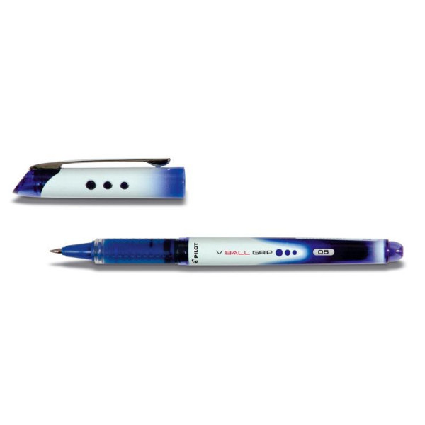 PILOT V-Ball Grip 0.5mm Rollerball FINE Pen - Blue PILOT V-Ball Grip 0.5mm Rollerball FINE Pen - Blue