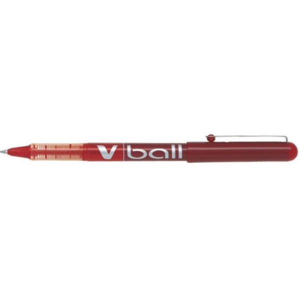 PILOT V-Ball Rollerball Pen Fine Red