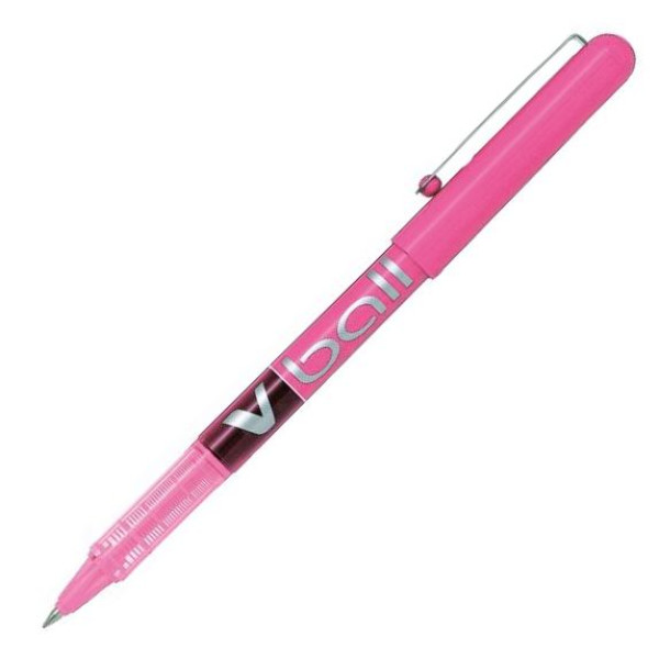 PILOT V-Ball Rollerball Pen Fine Pink