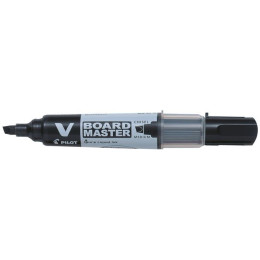 Pilot V Board Master Chisel Point Marker Black Refillable