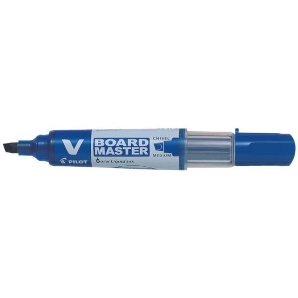 Pilot V Board Master Chisel Point Marker Blue Refillable