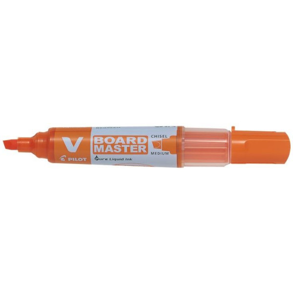 Eco-Friendly Pilot V Board Master Chisel Point Marker Orange Pilot V Board Master Orange Chisel Point Whiteboard Marker