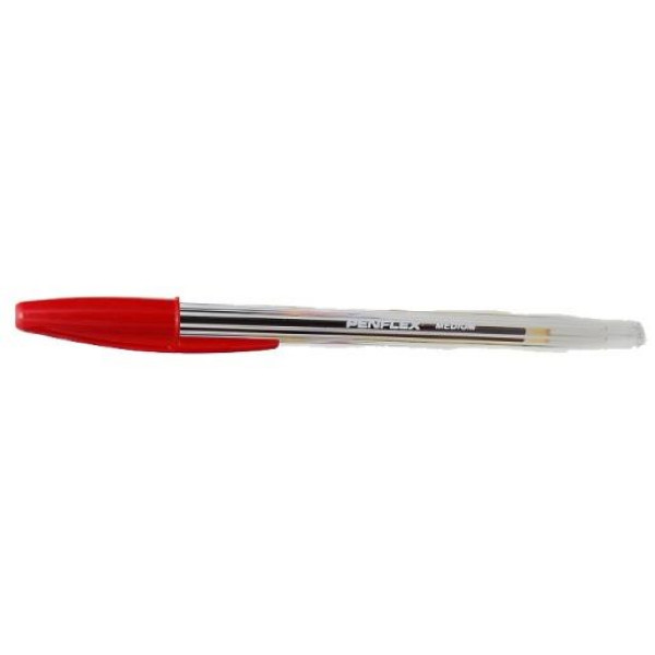 PENFLEX Medium Ballpoint Pen Red