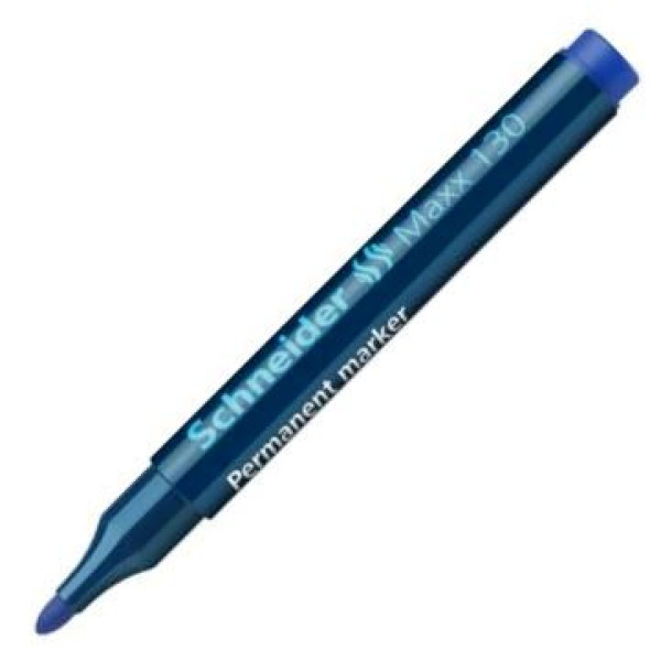 Schneider Maxx 130 Bullet Tip Permanent Marker - Blue
