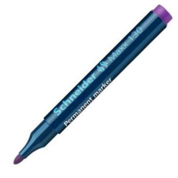 Schneider Maxx 130 Bullet Tip Permanent Marker - Violet