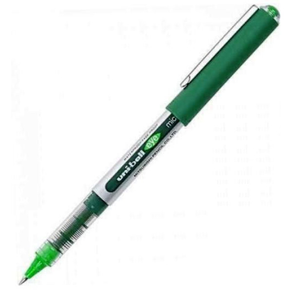 UNI-Ball Eye Micro Ub150 Rollerball Pen Green UNI-Ball Eye Micro Ub150 Rollerball Pen Green