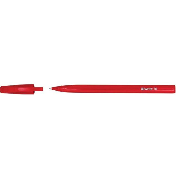 iWrite Tri-Grip Ballpoint Pen Medium Red Box of 50 iWrite Tri-Grip Ballpoint Pen Medium Red Box of 50