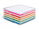 BANTEX Memo Half Cube With Paper - Rainbow Sheets BANTEX Memo Half Cube With Paper - Rainbow Sheets