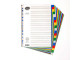 BANTEX A4 PP 20-Tab Index Dividers - Not Printed