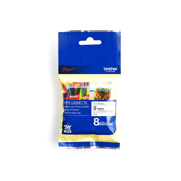 Brother MK221B Labelling Tape 9mm Black On White Brother MK221B Labelling Tape 9mm Black On White