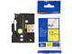 Brother TZe-FX631 Labelling Tape 12mm Black On Yellow Flexible Brother TZe-FX631 Labelling Tape 12mm Black On Yellow Flexible