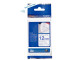 Brother TZe-FA3 Labelling Tape 12mm Blue on White Fabric Tape