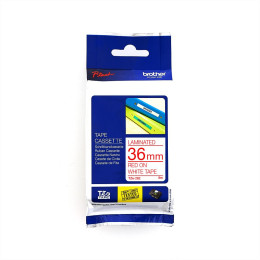 Brother TZe-262 Labelling Tape 36mm Red On White Tape