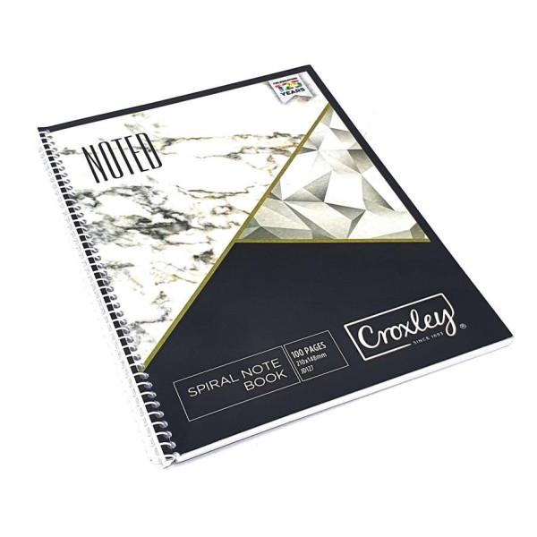 CROXLEY A5 Note Book JD127 Side Wirebound (100 Page)