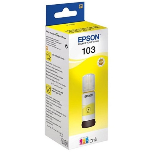 EPSON 103 Ecotank Ink bottle 65ml - Yellow EPSON 103 Ecotank Ink bottle 65ml - Yellow