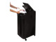 Fellowes AutoMax 600M P-5 micro-cut auto feed shredder front angled view