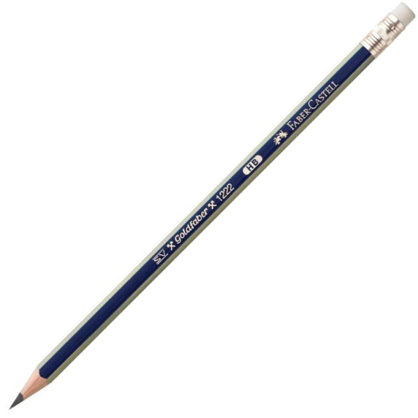 Faber-Castell Goldfaber graphite pencil with eraser - HB Faber-Castell Goldfaber graphite pencil with eraser - HB