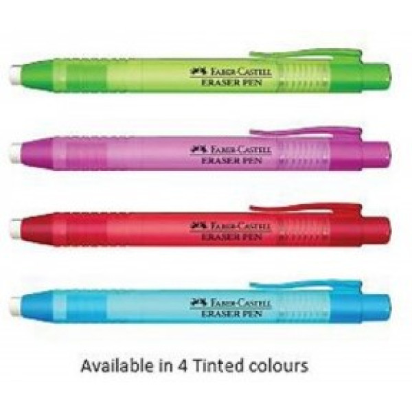 Faber-Castell Blister Card Eraser Pen Ii 1 Pc+Refill-Tinted Colours