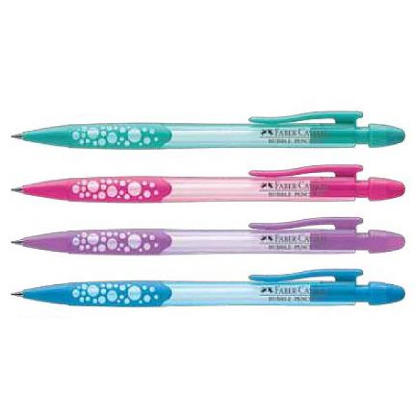 Faber-Castell Bubble Mechanical Pencil 0.5Mm 1Pc + 1 Tube Lead