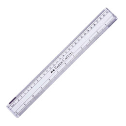 Faber-Castell 30cm Clear Scholar Ruler