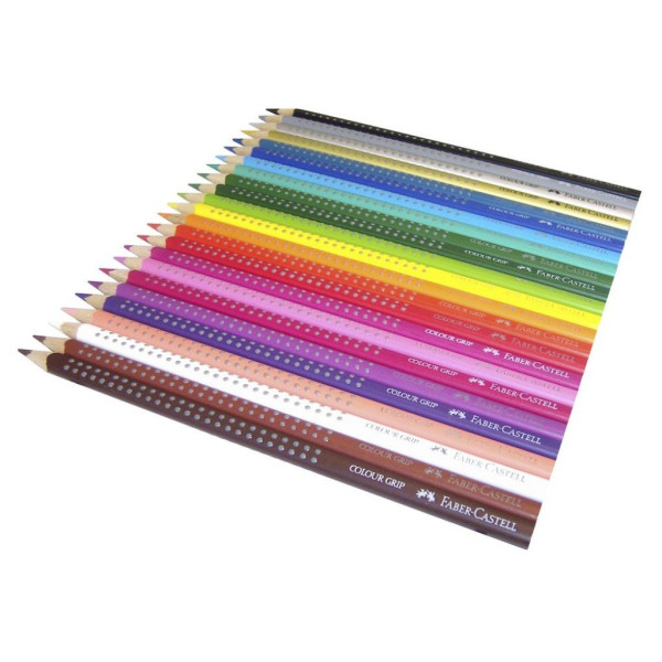 Faber-Castell Grip Colour Pencils - 24s Faber-Castell Grip Colour Pencils - 24s