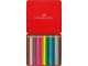 Faber-Castell Grip Colour Pencils Tin Of 24 Faber-Castell Grip Colour Pencils Tin Of 24
