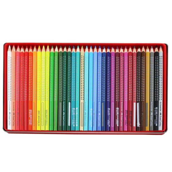 Faber-Castell Grip Colour Pencils Tin Of 36