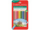 Faber-Castell Grip Colour Pencils Tin Of 12 Faber-Castell Grip Colour Pencils Tin Of 12