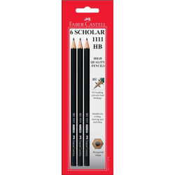 Faber-Castell Scholar 1111 Hb Pencil - 6 Pack Faber-Castell Scholar 1111 Hb Pencil - 6 Pack