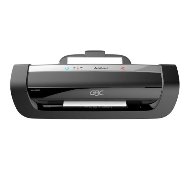 Front view of the GBC Fusion 6000L A3 laminator with 4-roller system for professional office lamination
