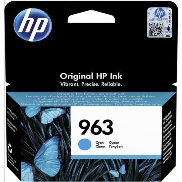HP 963 Cyan Original Ink Cartridge (3JA23AE) HP 963 Cyan Original Ink Cartridge (3JA23AE)