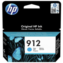 HP 912 Cyan Original Ink Cartridge (3YL77AE) HP 912 Cyan Original Ink Cartridge (3YL77AE)